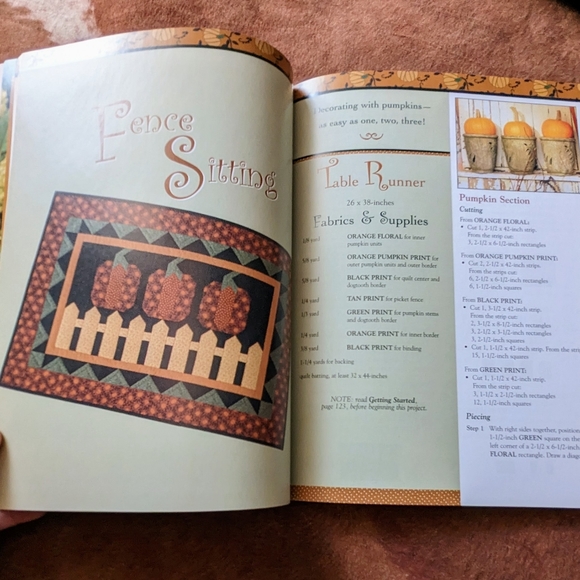 2006 ThimbleBerries Quilting For Harvest Soft Cover Illustrated Book - Picture 6 of 12